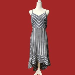 Bailey Stripe Dress with Cut-out Back.